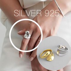 シルバー リング レディース ゴールド 新品未使用   匿名配送  アクセサリー おしゃれ 人気 おすすめ かっこいい カジュアル シルバーリング太め レディースリング太め シルバー925リング シルバー925 幅広 ワイド 幅太 ごつめ silver925