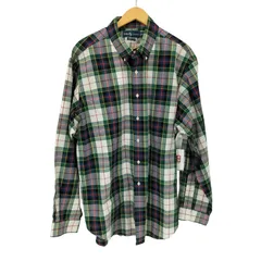 ラルフローレン RALPH LAUREN CLASSIC FIT ポニー刺繍 チェック柄 ボタンダウンシャツ メンズ import：XXL 