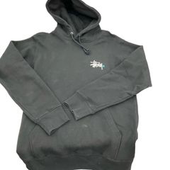 186000 STUSSY ブラック パーカー　Ｓsize