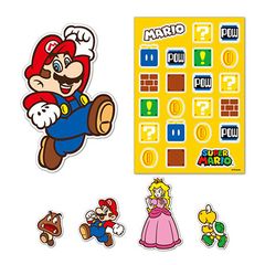 【新品/在庫あり】[スーパーマリオトラベルグッズ] スーパーマリオ デコレーションステッカー（マリオ）