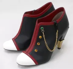 ちゃけちょけ toy heel パンプス 22.5㎝ メタリックブラック&レース ちゃけちょけ toy heel パンプス 22.5㎝ メタリックブラック&レース