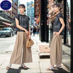 チュール刺繍ベスト コム アン ファム 38サイズ 525532 40代 50代 レディース ビジネス対応 おでかけ おしゃれ