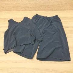 ◇ apart by lowrys アパートバイローリーズ カットソー パンツ セットアップ サイズL ネイビー レディース E  【1303020008773】