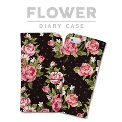 全機種対応 手帳型 スマホケース ローズ バラ 薔薇 エレガント LOVE 花柄 フラワー iPhone アンドロイド AQUOS Galaxy Xperia Google Pixel arrows OPPO ケース カバー 折りたたみ
