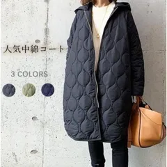 キルティングコート 中綿コート レディース ロング丈 中綿ジャケット 冬アウター ゆったり 暖かい 大きいサイズ 30代40代 50代60代 6q88443のサムネイル