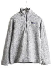 【お得なクーポン配布中!】 16年製 パタゴニア ベターセーター 1/4 ジップネック レディース M / Patagonia アウトドア フリース ニット ジャケット プルオーバー 杢灰