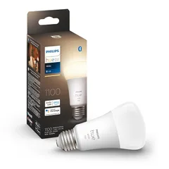 フィリップスヒュー(Philips Hue) スマート電球 E26 75W相当 ホワイト 1個 - スマート照明 Alexa対応 1100lm 電球色 調光 スマートホーム 間接照明 LED スマートライト 音声操作 アプリ操作 Matter対応 リモコン操作のサムネイル