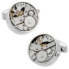 【美品】タテオシアン　ムーブメントカフリンクス　時計風　0709004 美品】タテオシアン ムーブメントカフリンクス 時計風 0709004 - メルカリ
