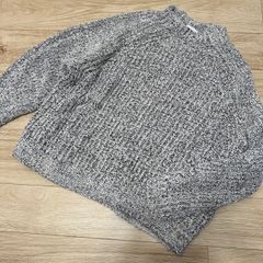 COS コス ニット ブラック ホワイト ミックスニット シンプル 美品 エイチアンドエム