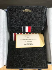 美品✨トムブラウン メンズ ロングウォレット 長財布 トリコロール レザー 黒 楽天市場】トムブラウン 財布 長財布 ブランド ブラック 黒