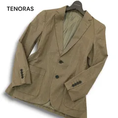 TENORAS メンズティノラス 秋冬★ ヘリンボーン スリム アンコン テーラード ジャケット Sz.S メンズのサムネイル