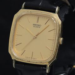 良品！SEIKO シャリオ 7430-5330 電池パッキン交換済 ベルト新品
