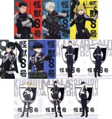 【中古】クリアファイル 全10種セット A4クリアファイル＆ステッカーセット 「一番くじ 怪獣8号 1弾」 G賞