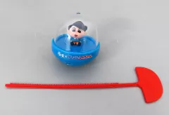 【中古】おもちゃ かざまくん 「クレヨンしんちゃん 巻き巻き遠心コマ」 すき家のすきすきセット注文特典