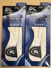 KASCOゴルフグローブ DNA SUEDE 右手用 ホワイト サイズ26