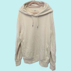 UNIQLO ユニクロ スウェットプルパーカー オフホワイト Mサイズ ◇〇