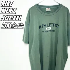 【US古着】NIKE　ナイキ　プリントTシャツ　メンズ　サイズ表記XXL　3XL相当　グリーン系
