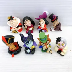 ◆ディズニー ヴィランズ　肩ズンFig シリーズ 8体セット 中古品◆