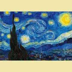 【人気商品】【日本製】 1000ピース ジグソーパズル 星月夜 マイクロピース(26×38cm)