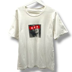 GOD SELECTION XXX ゴッドセレクショントリプルエックス プリントTシャツ Tee ロゴプリント トップス 白 ホワイト Lサイズ メンズ 夏 有明ガーデンrecollect店 35 No.573