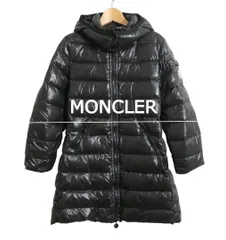 MONCLER モンクレール ENFANT アンファン ダウンジャケット ダウンコート 2WAY フード ロング丈 フルジップ ダークブラウン サイズ8Y 128㎝ キッズ ジュニア ガールズ