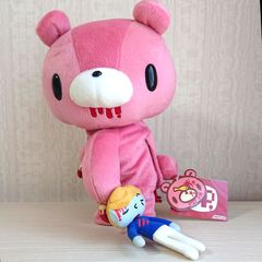 SL脱グルーミー咬筋力じまんポーチ ピンク ぬいぐるみ グル～ミ～ SL脱グルーミー咬筋力じまんポーチ ピンク ぬいぐるみ グル～ミ