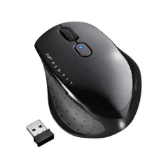 バッファロー BUFFALO 無線 BlueLED 5ボタン ネオフィットマウス Mサイズ ブラック BSMBW515MBKのサムネイル