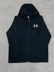 UNDER ARMOUR(アンダーアーマー) フード付き ジップアップパーカー 黒