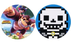 【中古】うちわ・扇子 集合 アートうちわ2枚セット 「DELTARUNE/ドンキーコングバナンザ」 Nintendo DREAM 2025年9月号付録