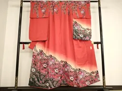 平和屋着物∵女の子　十三参り　子供　祝着　作家物　絞り　辻が花　暈し染め　金彩　逸品　AAAU5290ja
