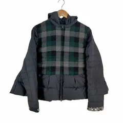 チェスティ Chesty 2WAY ペプラム ビジュー タータンチェック切替 ダウンコート レディース JPN：0 のサムネイル