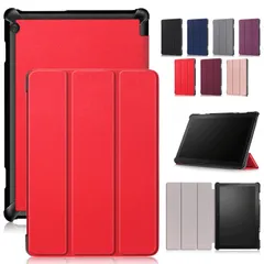 【在庫セール】E Tab TE410/JAW PC-TE410JAW 10.1インチ LAVIE 専用ケース カバー スタンド機能 NEC 三つ折り 折り畳み 衝撃吸収 Duanr 耐衝撃 タブレットケース