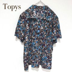 topys トピィーズ 半袖シャツ 総柄 カジュアル ジェンダーレス 派手 目立つ