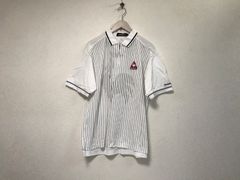 90s KENZO GOLF ポロシャツ 半袖 襟切り返し メンズ ホワイト - メルカリ