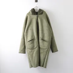 【値下げ】2022AW アパルトモン L'Appartement ルーアンドレア Lou Andrea Mouton Fake Hood Coat ムートン コート S/カーキ【2400014027310】のサムネイル