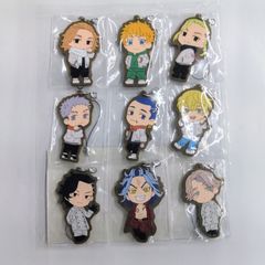 タイトーくじ　東京リベンジャーズ　戦場の雪花　E賞　ラバーストラップ9種コンプリートセット　【未使用品】