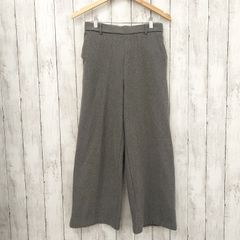 ☆ IEDIT ☆ イディット 裏起毛 ワイドスウェットパンツ グレー L
