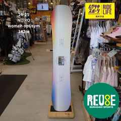 【ムラスポ公式】NITRO ナイトロ　 WOMENS OPTISYM　142cm　24-25　ジュニア　レディース　極上品　スノーボード　中古品（USED）