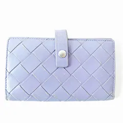 ボッテガヴェネタ BOTTEGA VENETA イントレチャート レザー 6連 キーケース パープル 藤色 0418のサムネイル