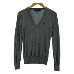 POLO GOLF RALPH LAUREN ポロゴルフラルフローレン Vネック ニットカットソー sizeXS/グレー