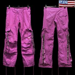 UFO 7P カーゴパンツ レディース XS/約78cm 65/35 ベイヘッドクロス 00s/y2k