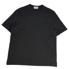 HERMES 鹿の子 Tシャツ ブラック - メルカリ