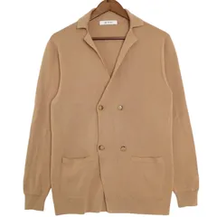 nano universe LIBRARY ナノユニバース ライブラリー ウール ニット ダブルジャケット カーディガン LRC73KT1348FA 表記サイズM　【WSP】