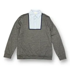 kolor 19AW シャツ ドッキング ニット カットソー ロングスリーブ Tシャツ カラー 19WCM-B04115 2のサムネイル
