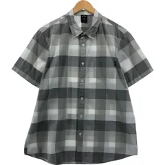 古着 オークリー OAKLEY 半袖 チェックシャツ メンズXL相当/eaa548663