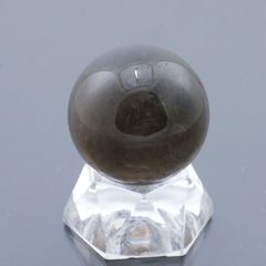 スモーキークォーツ丸玉 30.6mm 40g 天然石・置物 煙水晶 厄除け 除障 魔除け 破魔 台座は付属しません