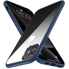 【在庫処分】ケース（ブルー） インチ 6.1 カバー 用 用 11 11 アイフォン 軽量 薄型 PC背面 クリア 黄変防止 ケース iPhone TENDLIN