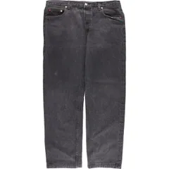 古着 90年代 リーバイス Levi's 501-0159 先染め ブラックデニム ストレートデニムパンツ メンズw36相当 ヴィンテージ/evb029619
