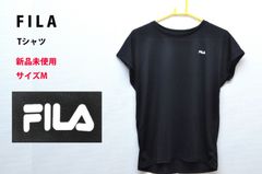 【新品未使用】FILA 半袖 レディースTシャツ 薄手タイプ　ブラック　Mサイズ　TB1014