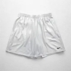 NIKE ドライフィット ショートパンツ ハーフパンツ L ホワイト スウォッシュ ゲームパンツ
